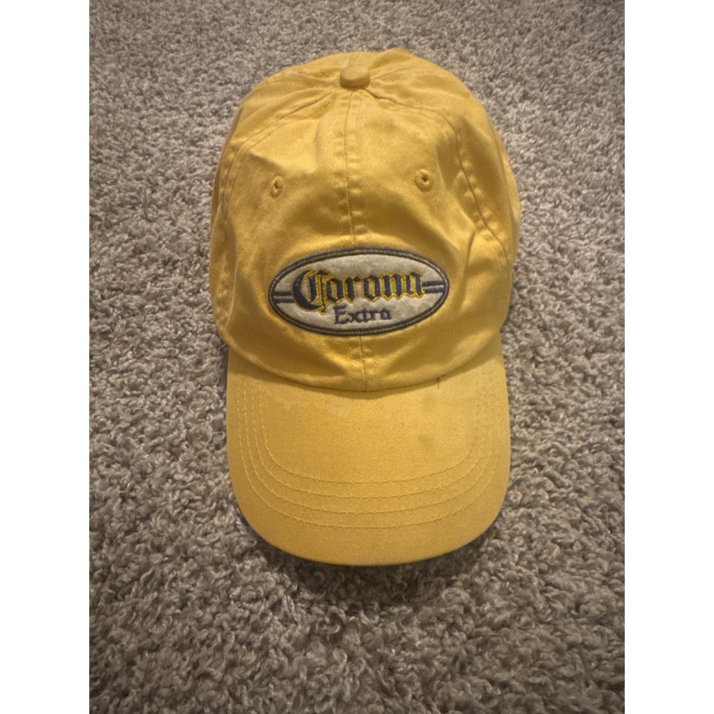 Corona Extra Beer Hat Yellow Baseball Cap Miles Away From Ordinary Strapback